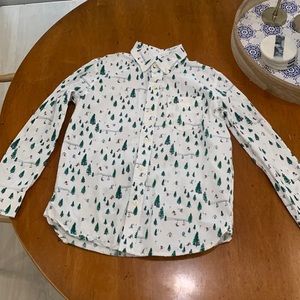 Boys GAP Winter Inspired Button Down